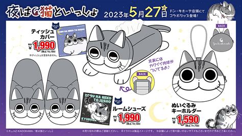 ドンキ 夜 のおもちゃ|ドンキ『夜は猫といっしょ』コラボ発売日・種類まとめ！取扱店。